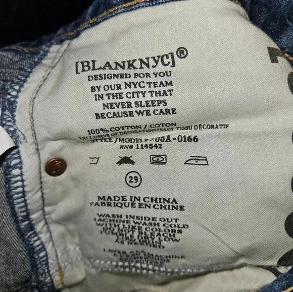 Blank NYC denim skirt - Picture 4 of 4